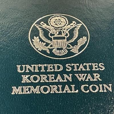 1991-P Korean War Commemorative Proof Silver Dollar Mint Box and COA as Pictured. FREE DOMESTIC SHIPPING.