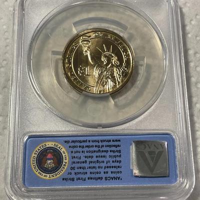 ANACS Certified 2013-D MS67 WILLIAM HOWARD TAFT Presidential Dollar Coin "First Strike" as Pictured. FREE DOMESTIC SHIPPING.