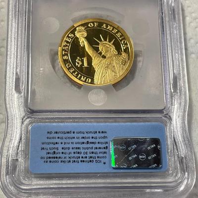 ICG Certified 2008-S PROOF70 DEEP CAMEO ANDREW JACKSON Presidential Dollar Coin "First Strike" as Pictured. FREE DOMESTIC...