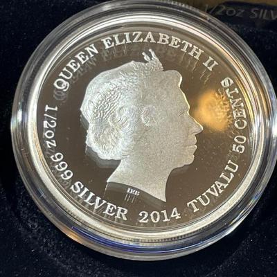 Australian MOTHER'S LOVE BEAR 2014 Proof Colorized 1/2 Ounce .999 Fine Silver Coin Limited to 10,000 as Pictured. Free Domestic...