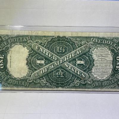 Series of 1917 Circulated Condition $1 Legal Tender Large Size Legal Tender Red Seal Currency as Pictured. Free Domestic Shipping.