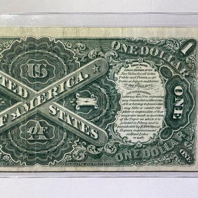 Series of 1917 Circulated Condition $1 Legal Tender Large Size Legal Tender Red Seal Currency as Pictured. Free Domestic Shipping.