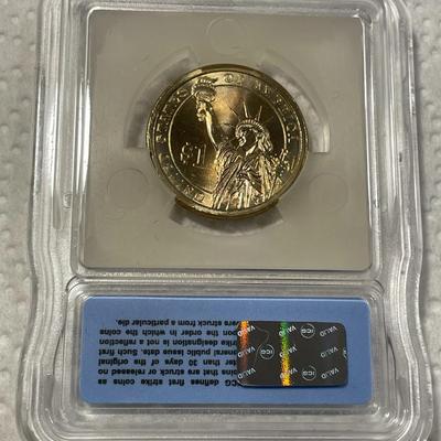 ICG Certified 2007-P MS67 Jefferson Presidential Dollar Coin "First Strike" as Pictured. FREE DOMESTIC SHIPPING.
