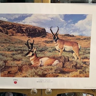 Midday Repose Lithograph by Leon Parson Artist Signed 759/950 18" x 24" Unframed Shipped in a Tube.