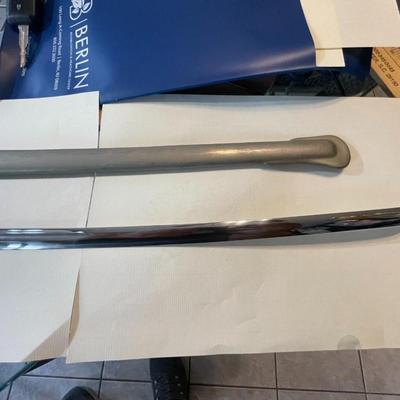 Vanguard Blade US MILITARY Dress & Ceremony Sword w/Scabbard Made in Toledo Spain 39" Long in Scabbard Preowned