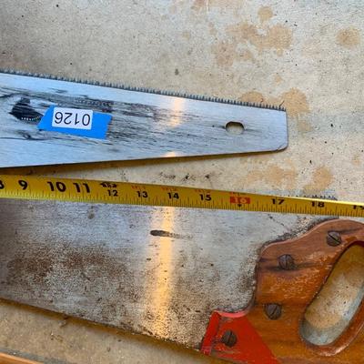 Hand Saws Tool Lot