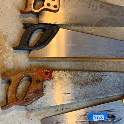 Hand Saws Tool Lot
