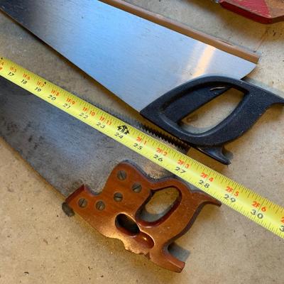 Hand Saws Tool Lot