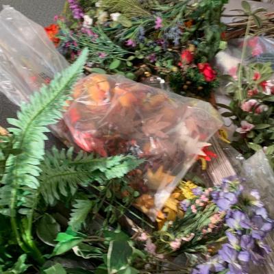 HUGE Faux Flowers / Plants Lot