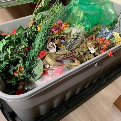 HUGE Faux Flowers / Plants Lot