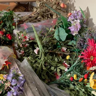 HUGE Faux Flowers / Plants Lot
