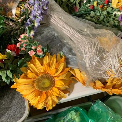 HUGE Faux Flowers / Plants Lot