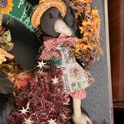 Faux Flowers Wreaths Lot