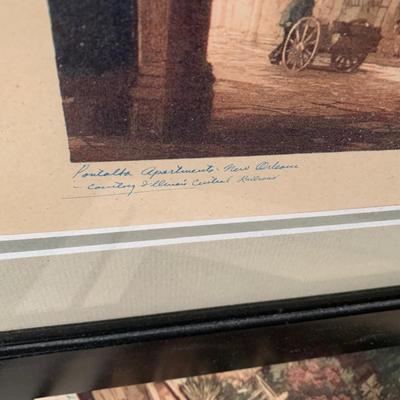 THREE Signed Ann DeLorge / Framed New Orleans Watercolors