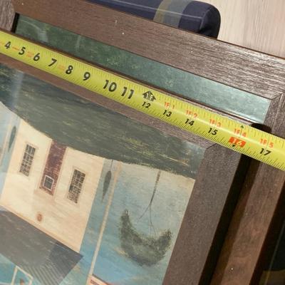 Framed Warren Kimble Folk Art
