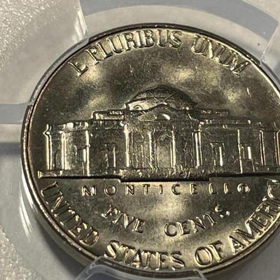 PCGS CERTIFIED 1961-P MS66 GRADED JEFFERSON NICKEL AS PICTURED. FREE DOMESTIC SHIPPING.