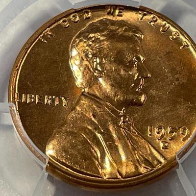 PCGS CERTIFIED SCARCE 1959-D/D/D MS64 RED RPM FS-501 LINCOLN CENT AS PICTURED. FREE DOMESTIC SHIPPING.