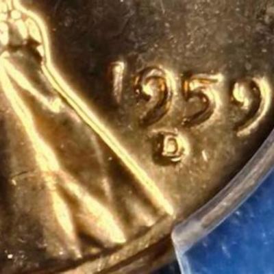 PCGS CERTIFIED SCARCE 1959-D/D/D MS64 RED RPM FS-501 LINCOLN CENT AS PICTURED. FREE DOMESTIC SHIPPING.