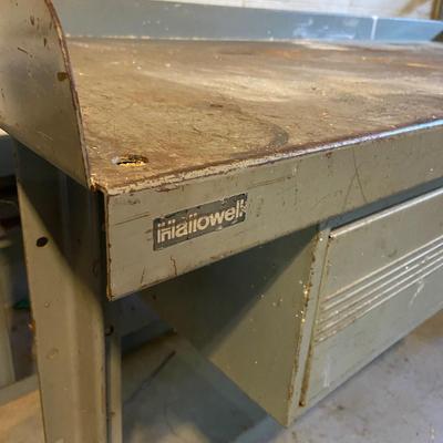 Hallowell Two Drawer Metal Workbench (B2-BM)