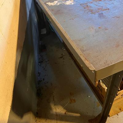 Hallowell Two Drawer Metal Workbench (B2-BM)