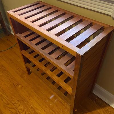 Four Tier Wooden Shelf (O-BM)