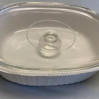 Corning & other casserole dishes with pie pans