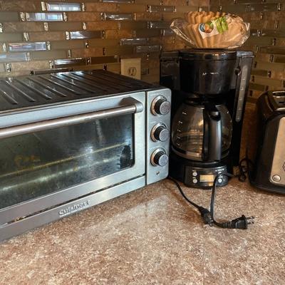 Toaster, oven, coffee maker, and toaster