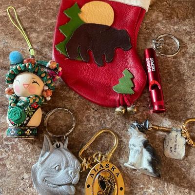 Key chains and stocking
