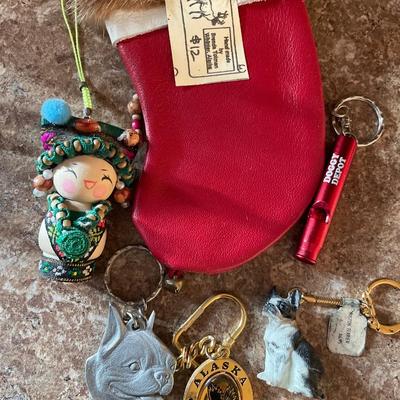 Key chains and stocking