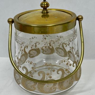 Vintage Saint-Louis Biscuit Jar Cookie Jar