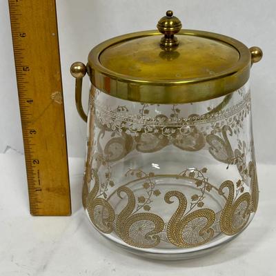 Vintage Saint-Louis Biscuit Jar Cookie Jar
