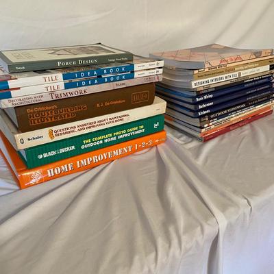 Assorted Home Improvement Hardback and Paperback Books (O-BM)