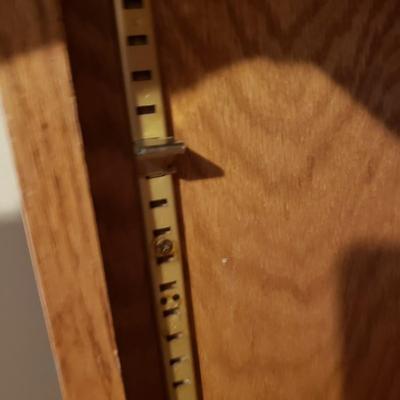 Oak Shelf w/ Adjustable Shelves (O-KD)