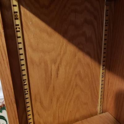 Oak Shelf w/ Adjustable Shelves (O-KD)