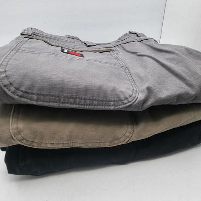(3) Pairs Men's Wrangler Riggs Workwear Pants 44x32
