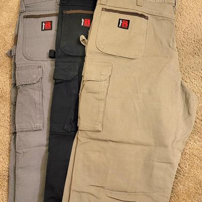 (3) Pairs Men's Wrangler Riggs Workwear Pants 44x32