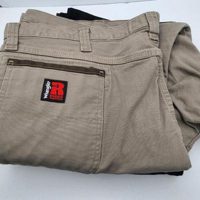 (3) Pairs Men's Wrangler Riggs Workwear Pants 44x32