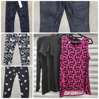 Women's Active Wear Tops & Yoga Pants M-L