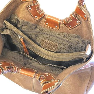 FOSSIL Brown Leather Shoulder Bag