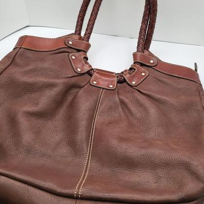 FOSSIL Brown Leather Shoulder Bag