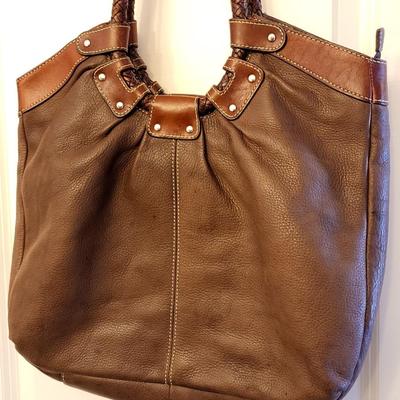FOSSIL Brown Leather Shoulder Bag