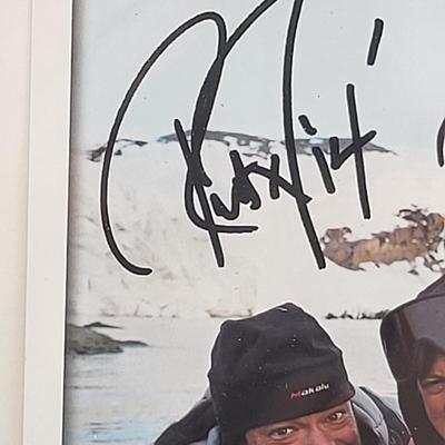 Two Black Framed Metallica Club Autographed Photo Prints