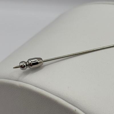 Lot 511J: Vintage Maricela Sterling Silver & Abalone Turtle Brooch, Sterling Silver Musuem of Modern Art Stick Pin