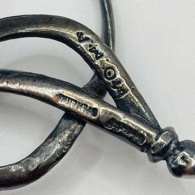 Lot 511J: Vintage Maricela Sterling Silver & Abalone Turtle Brooch, Sterling Silver Musuem of Modern Art Stick Pin