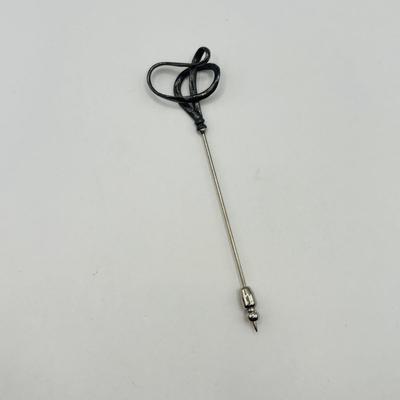Lot 511J: Vintage Maricela Sterling Silver & Abalone Turtle Brooch, Sterling Silver Musuem of Modern Art Stick Pin