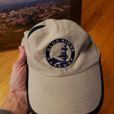 Asheville Area Books, Baseball Hats and Topography Map (LR-KD)