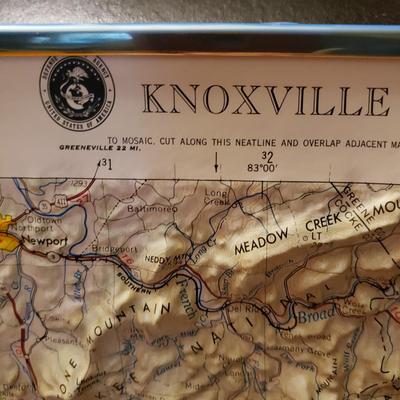 Asheville Area Books, Baseball Hats and Topography Map (LR-KD)