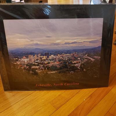 Asheville Area Books, Baseball Hats and Topography Map (LR-KD)