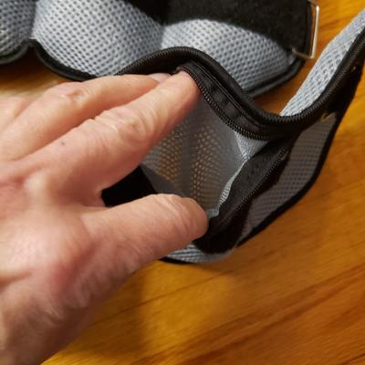Reebok Adjustable Ankle Weights, Two Sets of Free Weights and Aires Balance Pad (LR-KD)