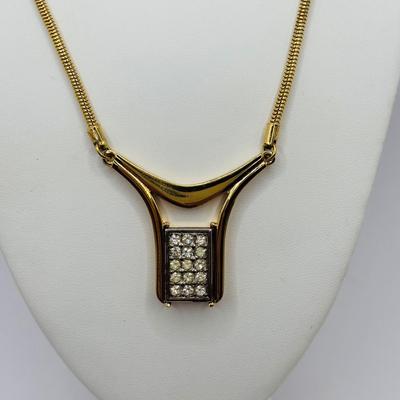 Lot 507J: Gold-Tone Fashion Jewelry: Swiss Made Majestime Bracelet Watch, Fox Pendant, Omega Bracelet